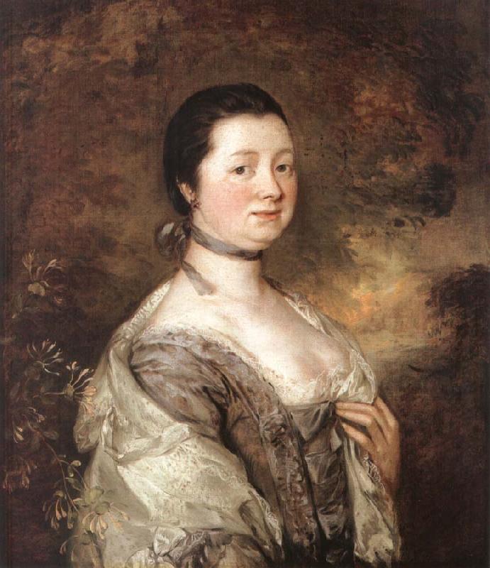 Thomas Gainsborough Portrait of Mrs Margaret Gainsborough Sweden oil painting art